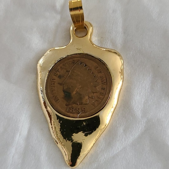 Vintage Other - Indian head Penny Pendant